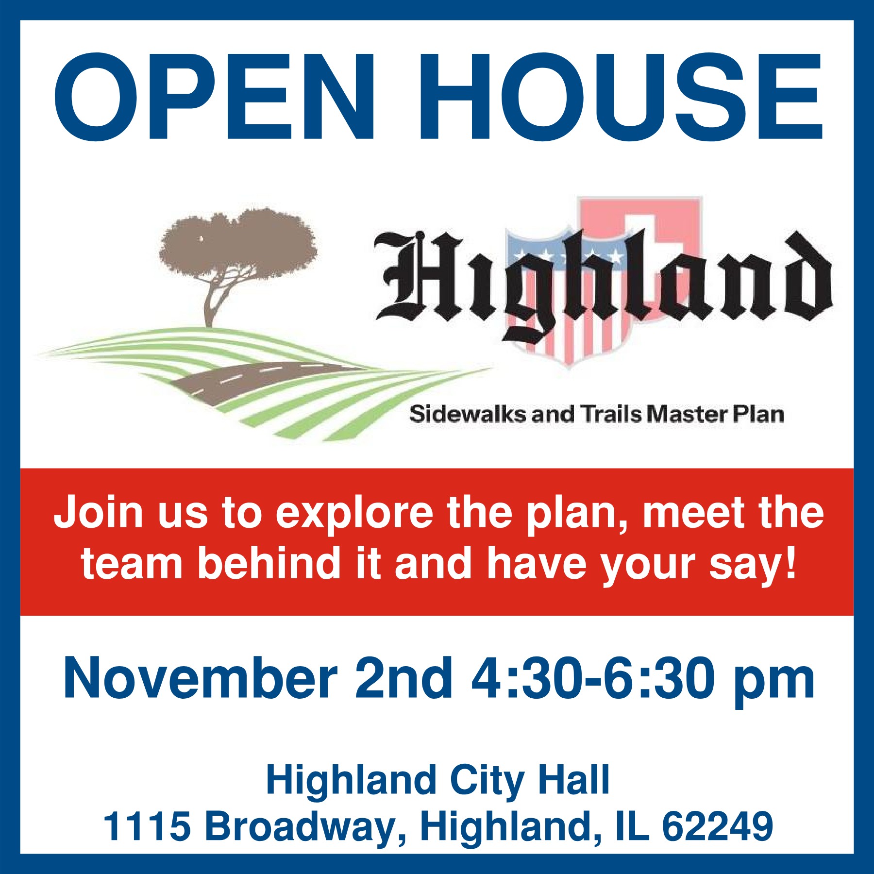 Open House - Sidewalks Trails Master Plan